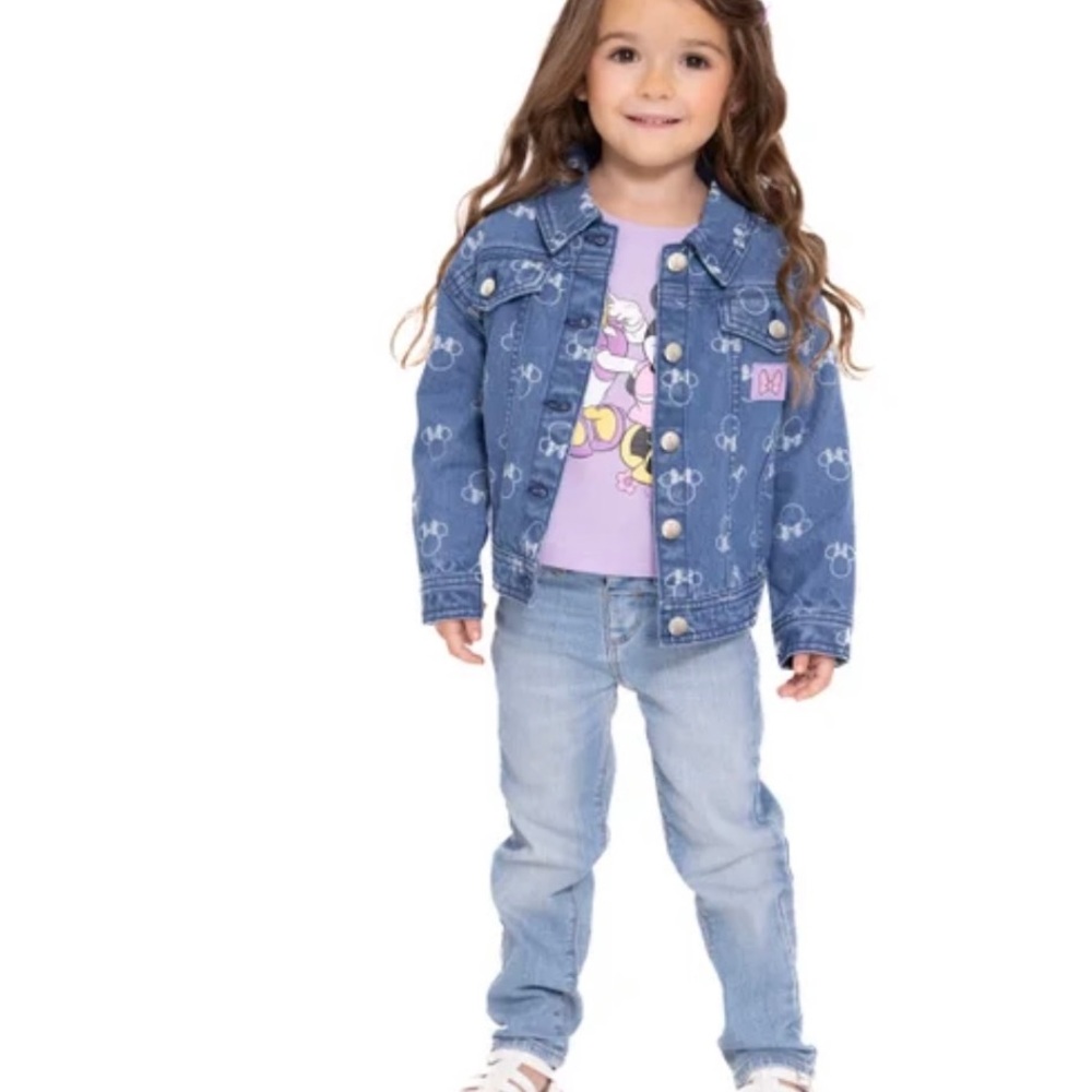 Disney’s Minnie Denim Jacket And Tee Set